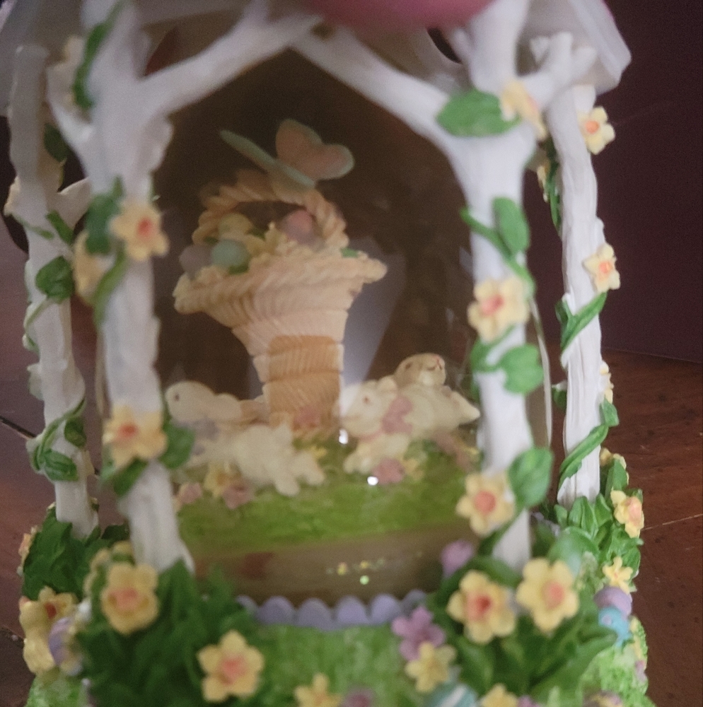 Easter Egg Water Globe